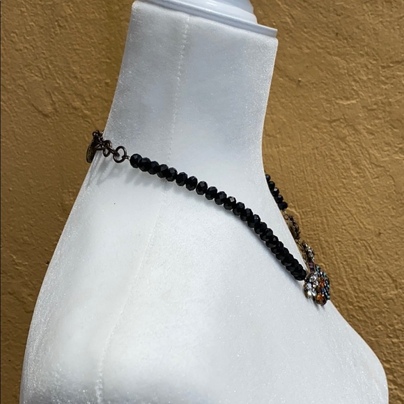 Saint Vintage Rhinestone Element Necklace - Picture 2 of 4